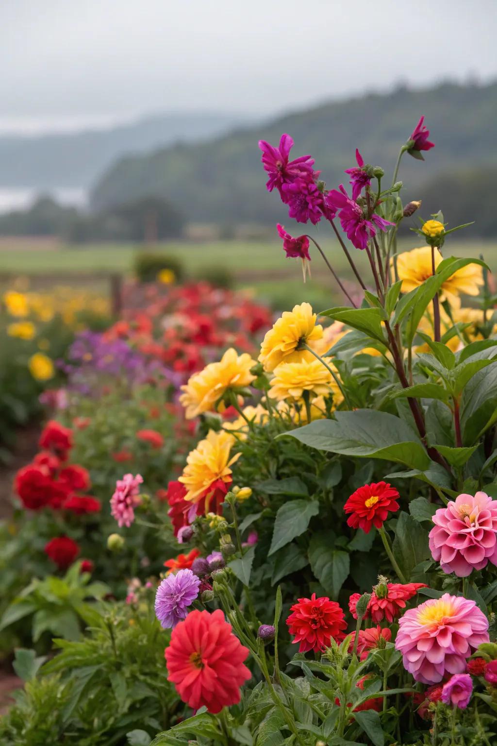 Flower beds bring color and life to any garden space.