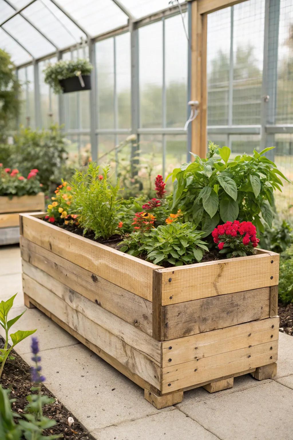 Craft budget-friendly planters using scrap wood.
