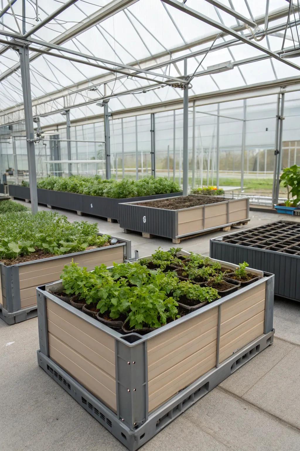 Adapt your planting needs with modular systems.