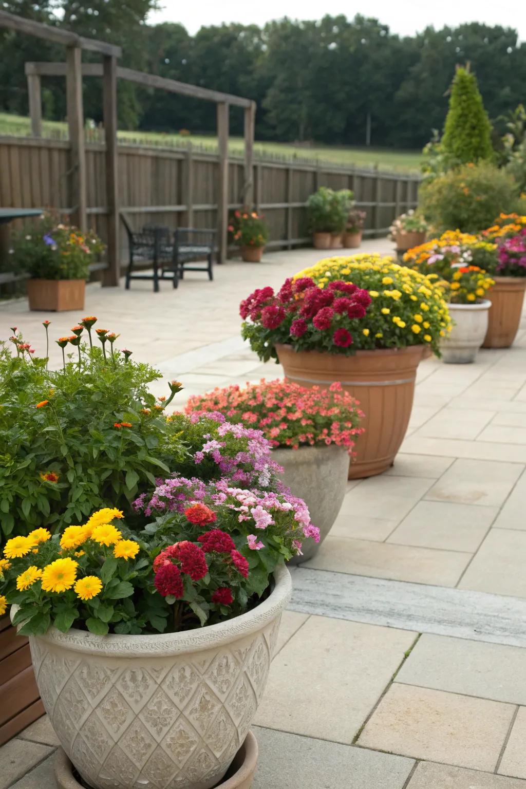 Brighten up your space with decorative planters.