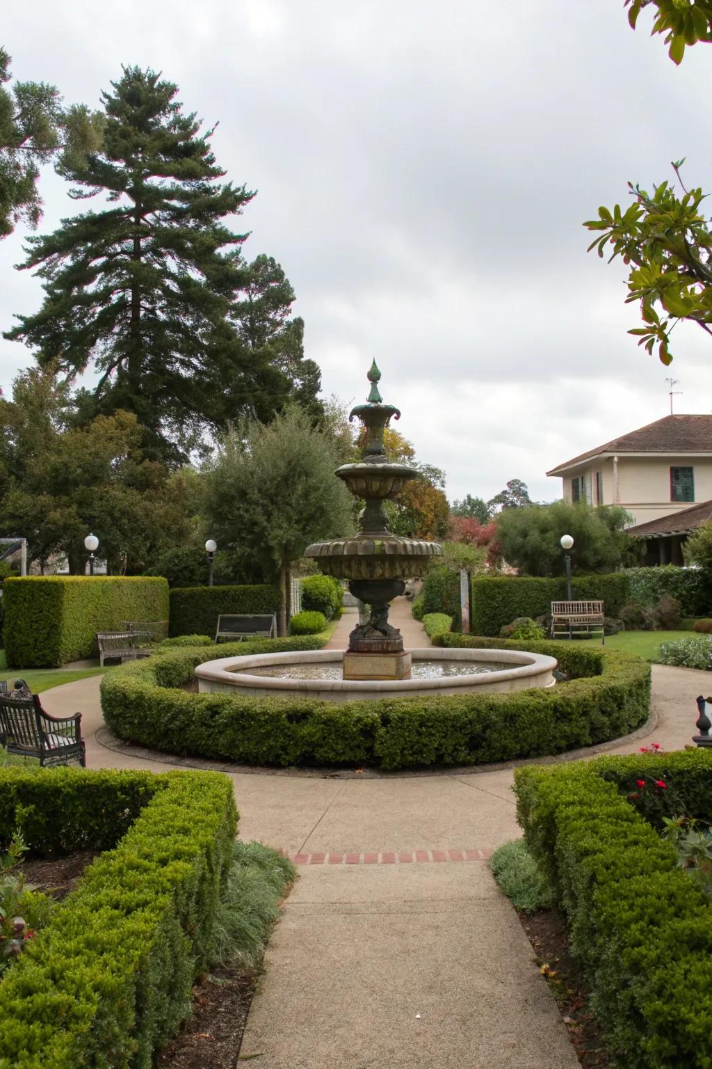 Focal points create visual anchors.