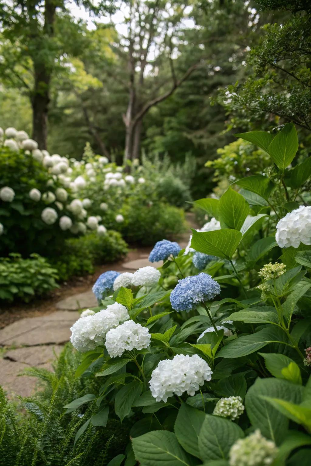 Simple colors create a soothing effect.