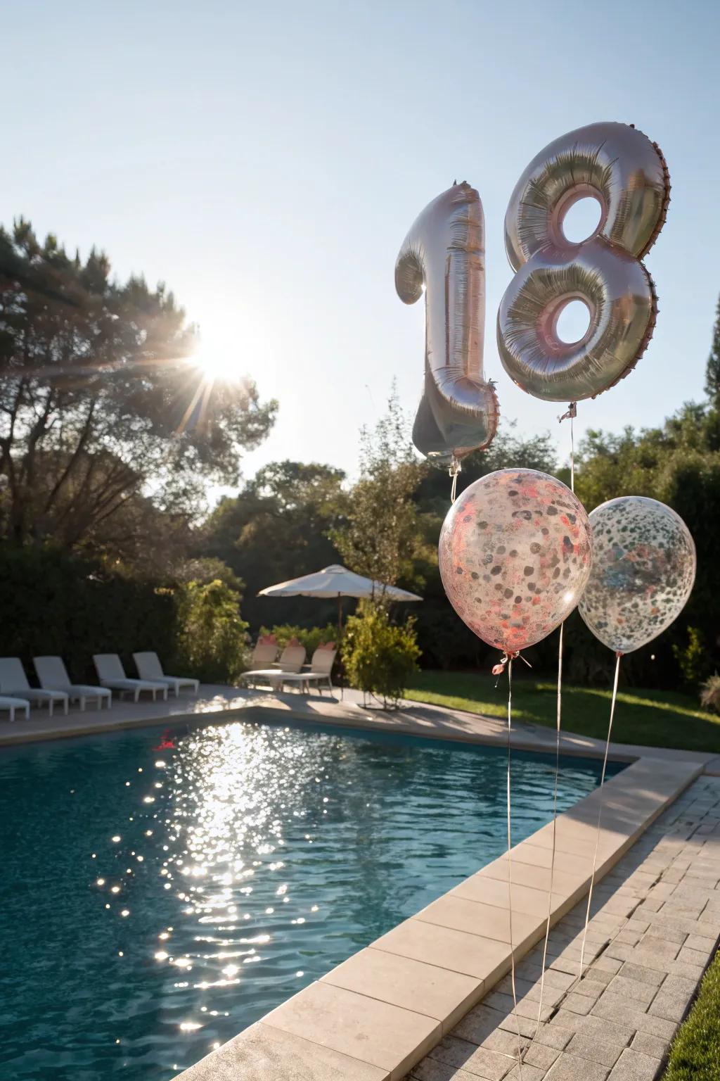 Celebrate the birthday girl with personalized birthday number balloons.
