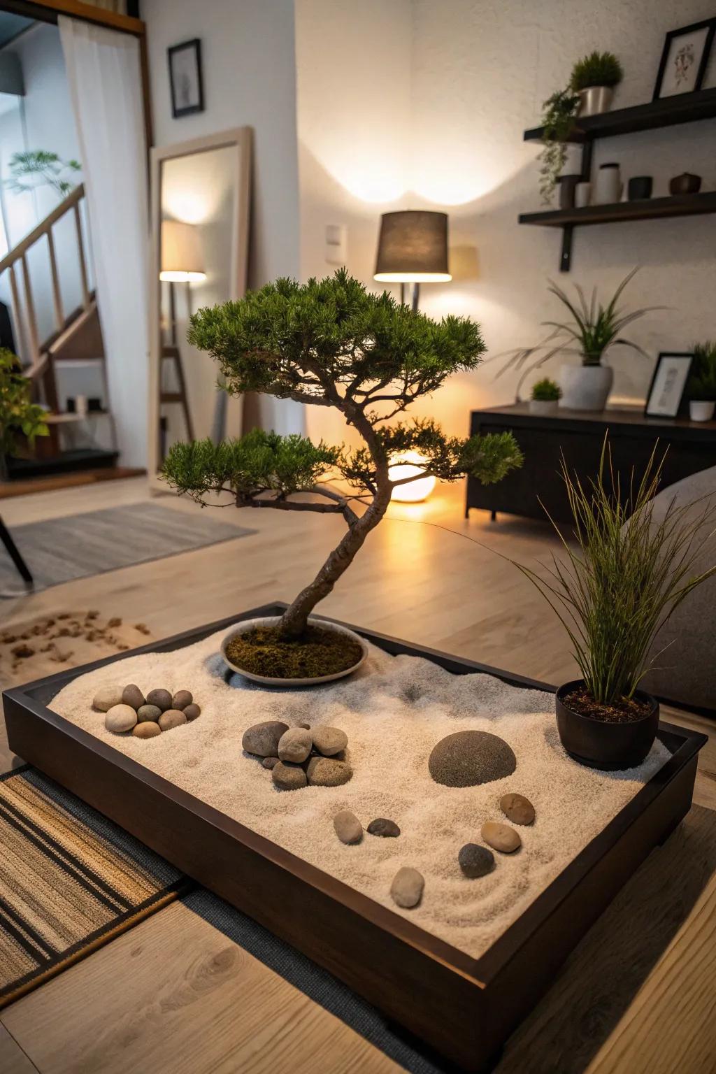 Find peace with a personal Zen garden.