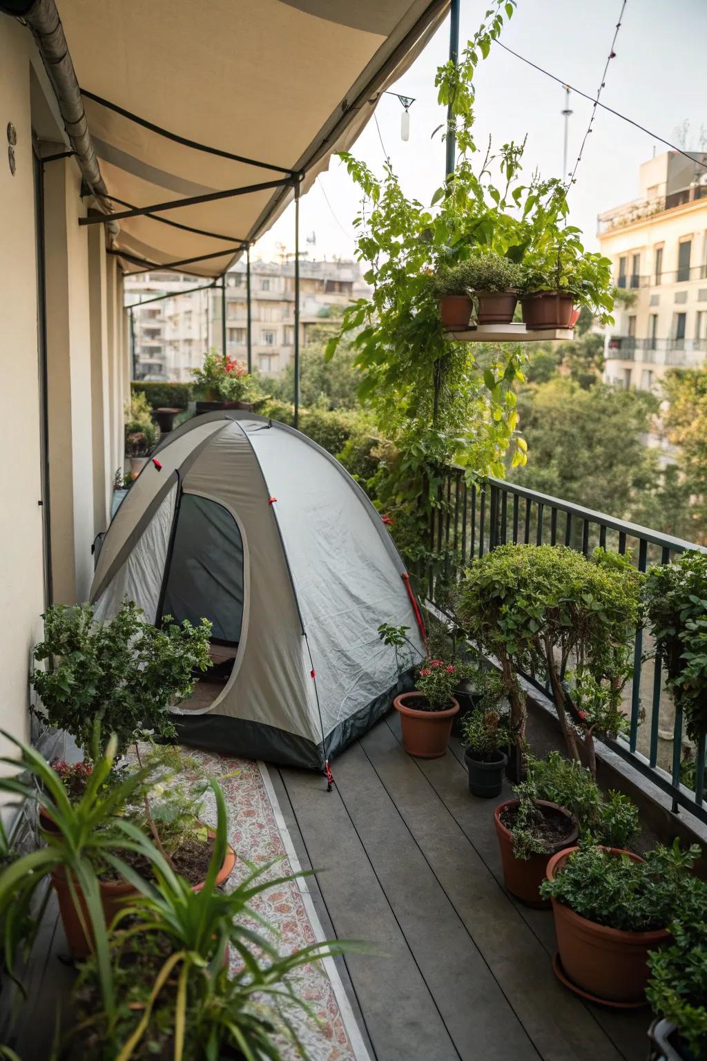 Nature meets comfort in this hideaway.