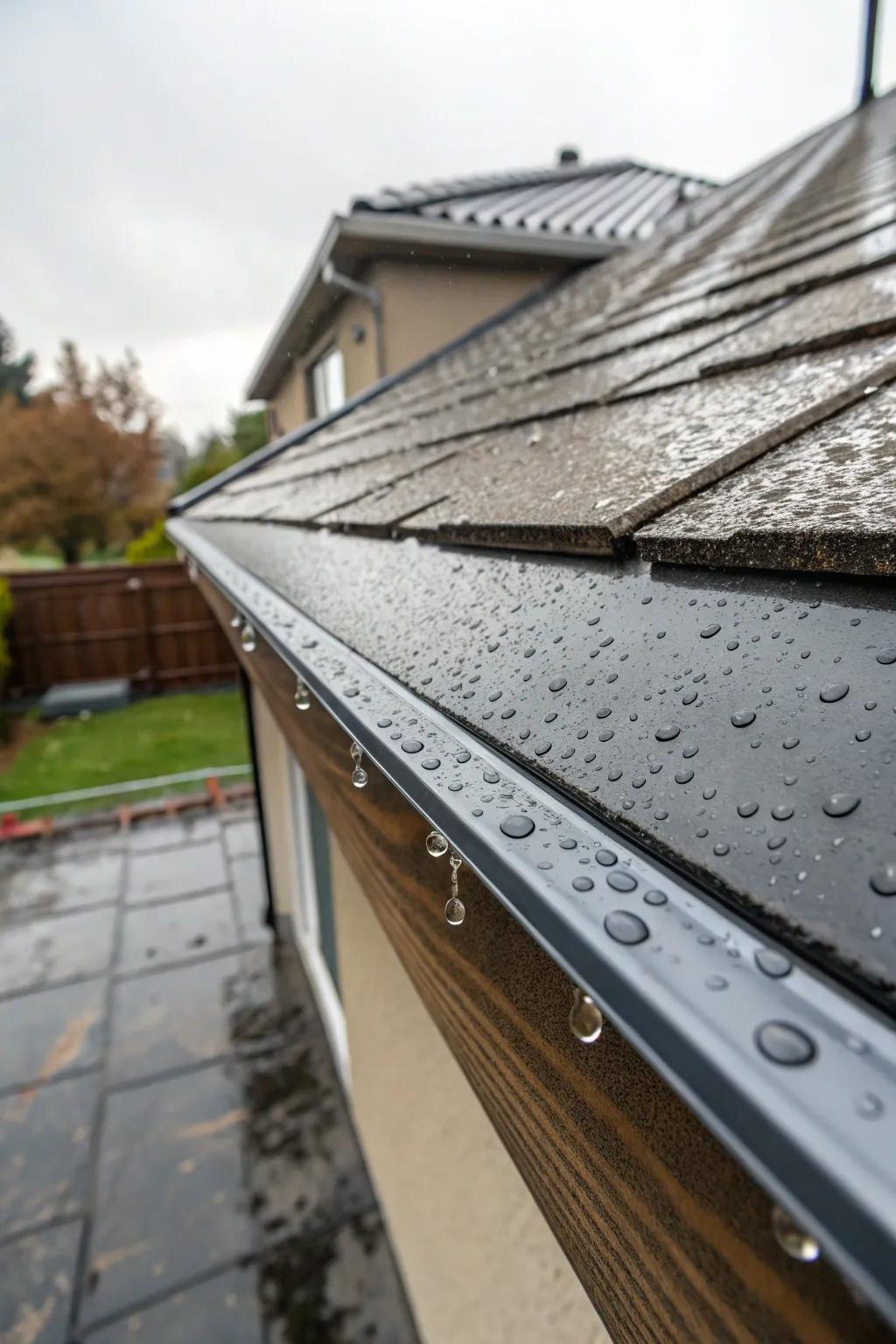 Ensure roof longevity with a protective drip edge.