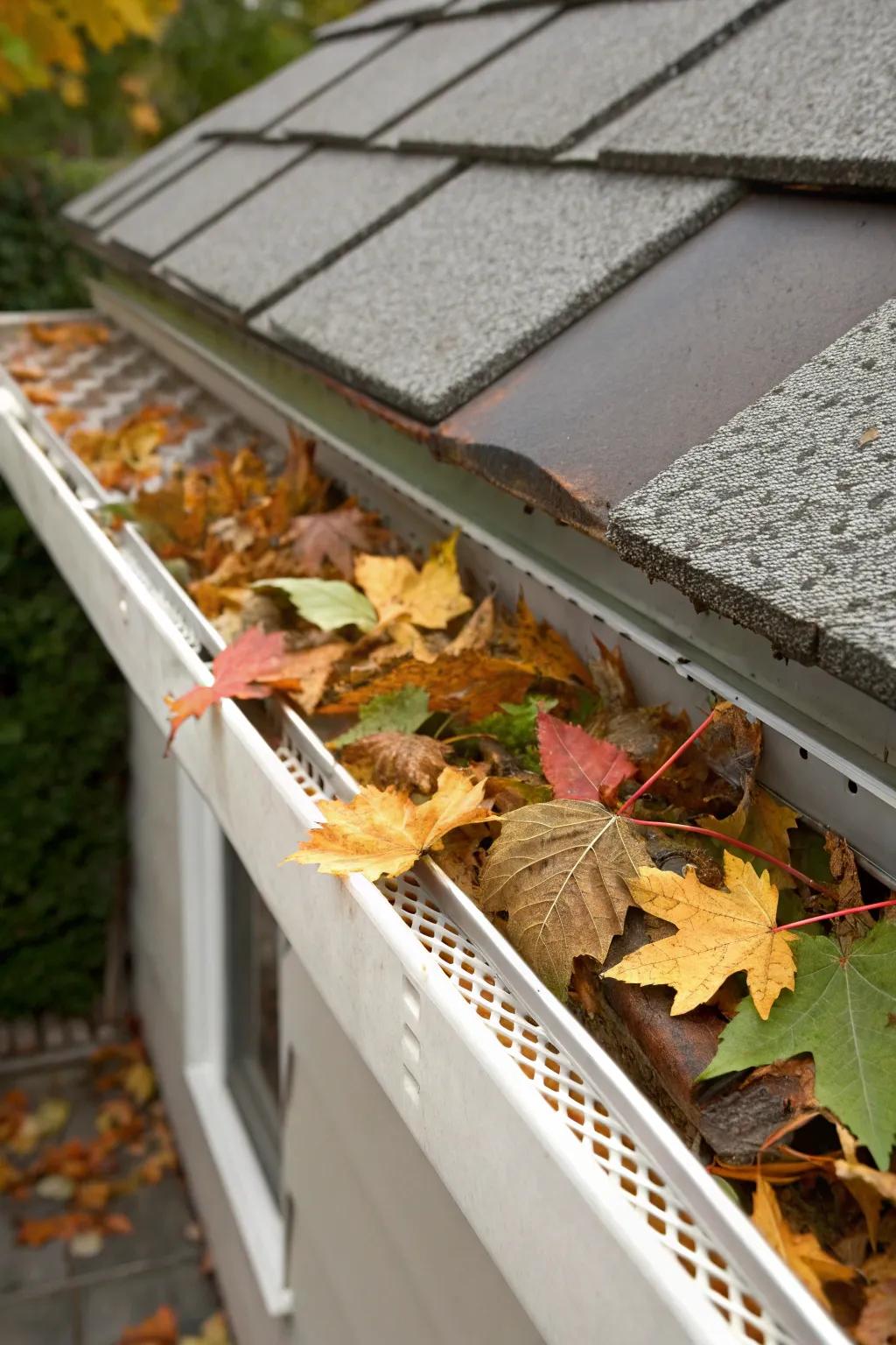 Prevent clogs and reduce maintenance with gutter guards.