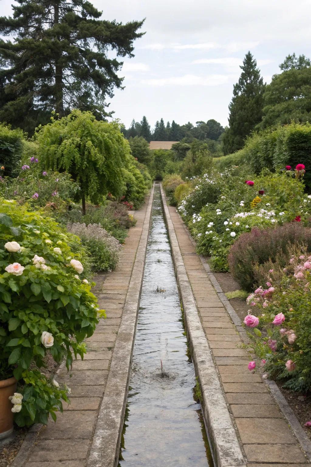 Protect your garden from erosion with smart gutter placement.