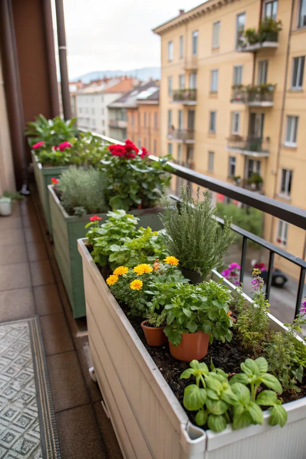 Make the most of limited space with compact planter designs.