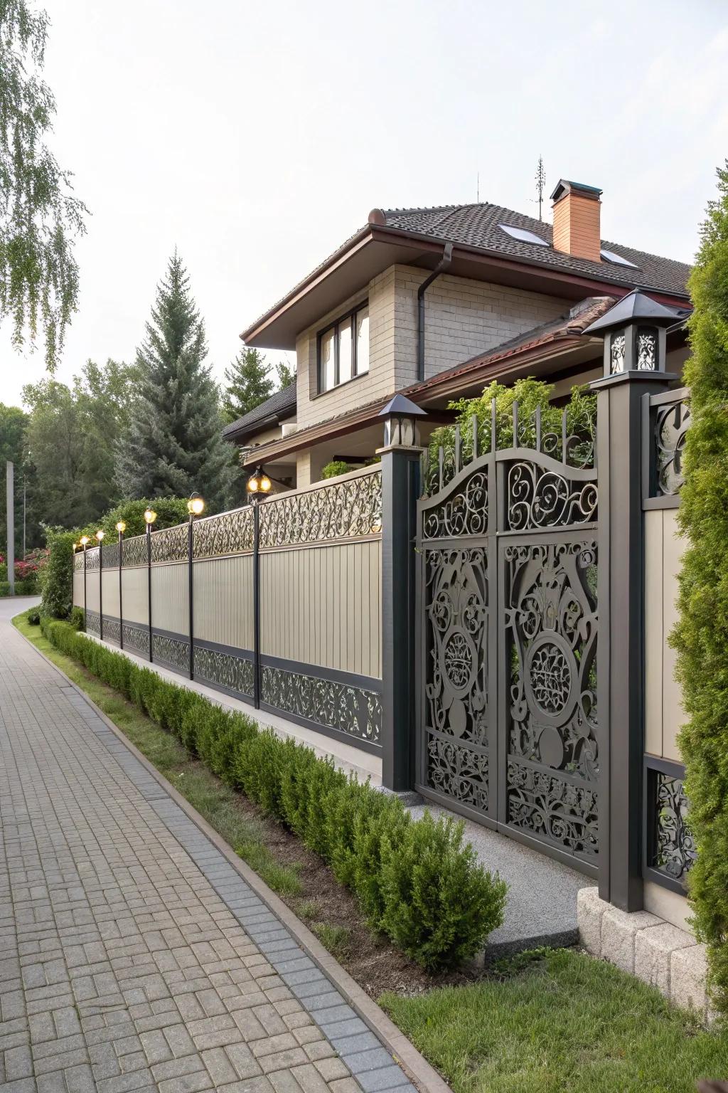 Combining security with style for a safe and sophisticated home.
