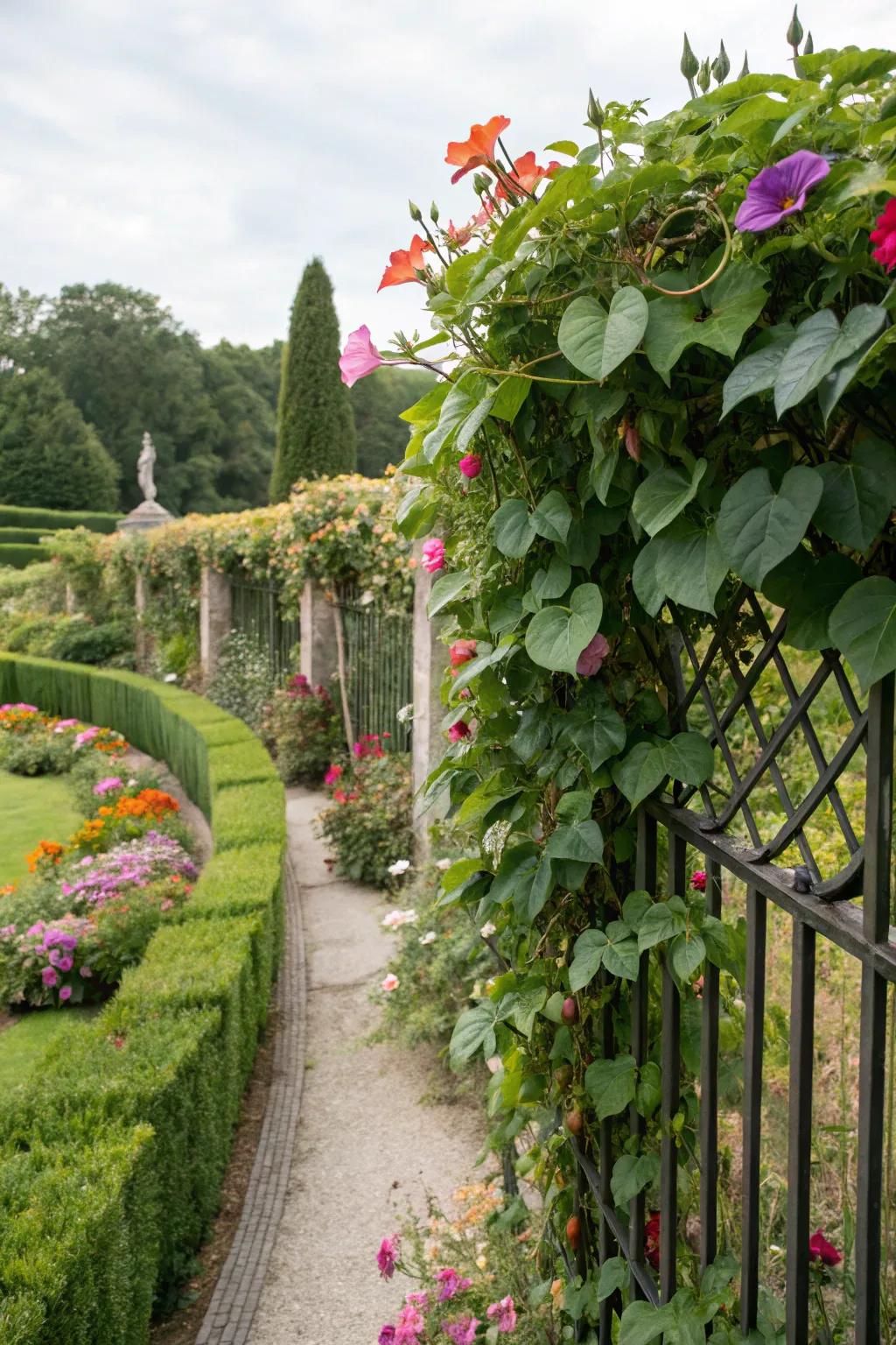 Garden-integrated fences bring nature and design together beautifully.