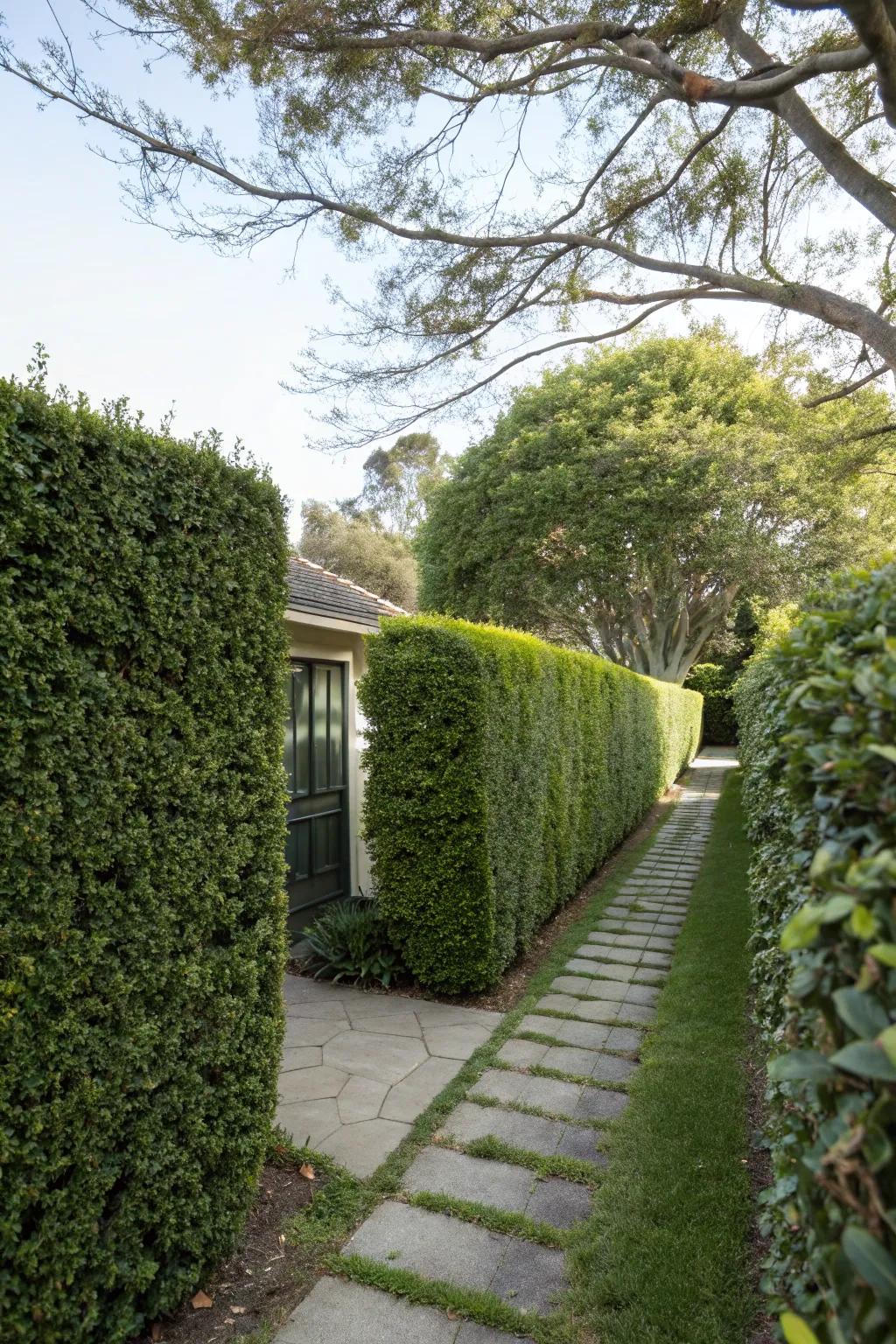 Living fences provide a green, eco-friendly boundary for your property.
