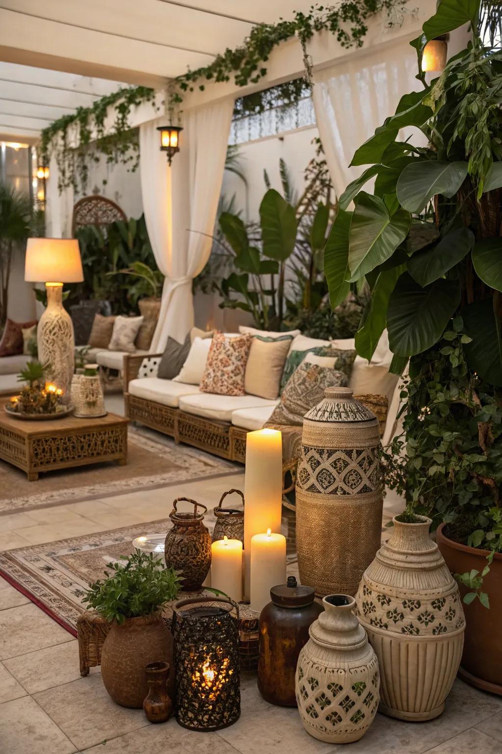 Decorative layers add depth and personality to your patio.