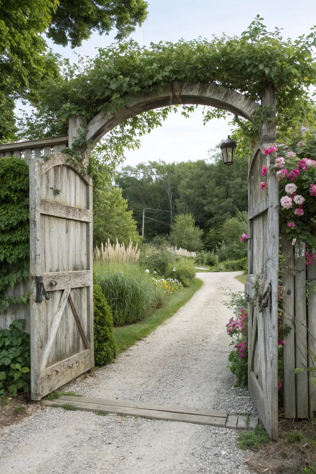 Arched gateways add elegance
