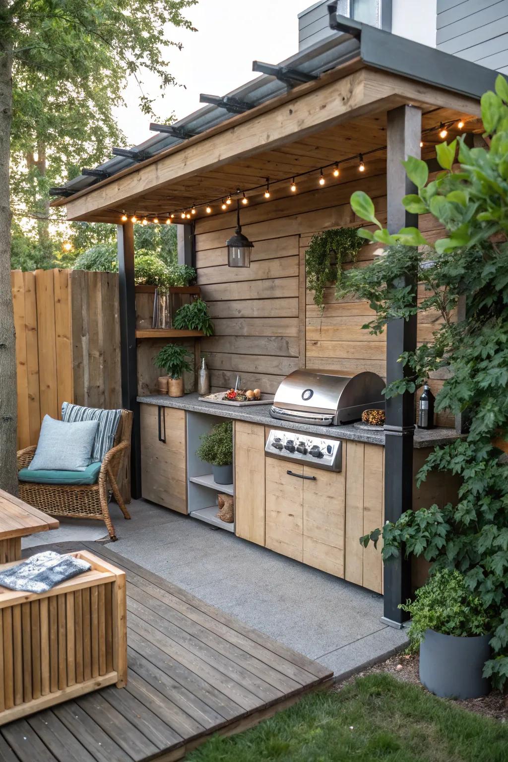 Affordable and customizable DIY modular grill station.