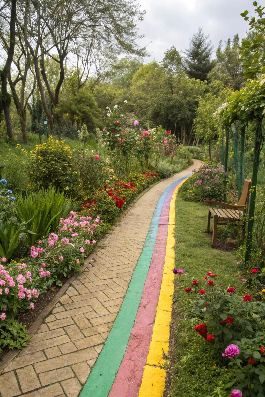 Refresh your garden with unexpected painted edges.