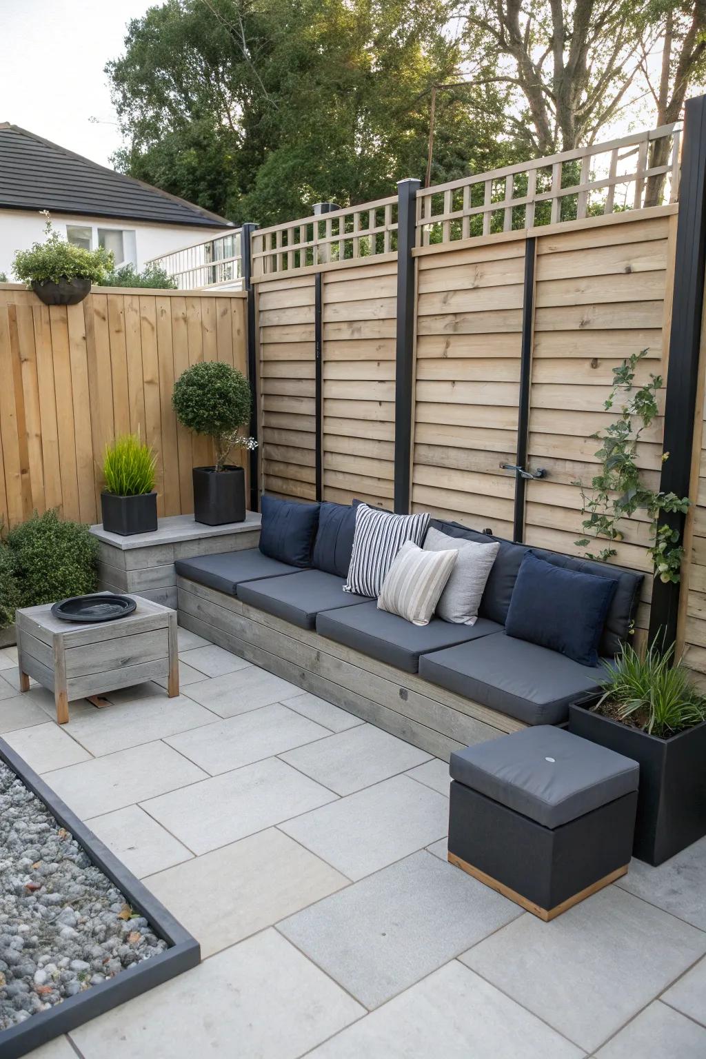 Fences that serve multiple purposes.