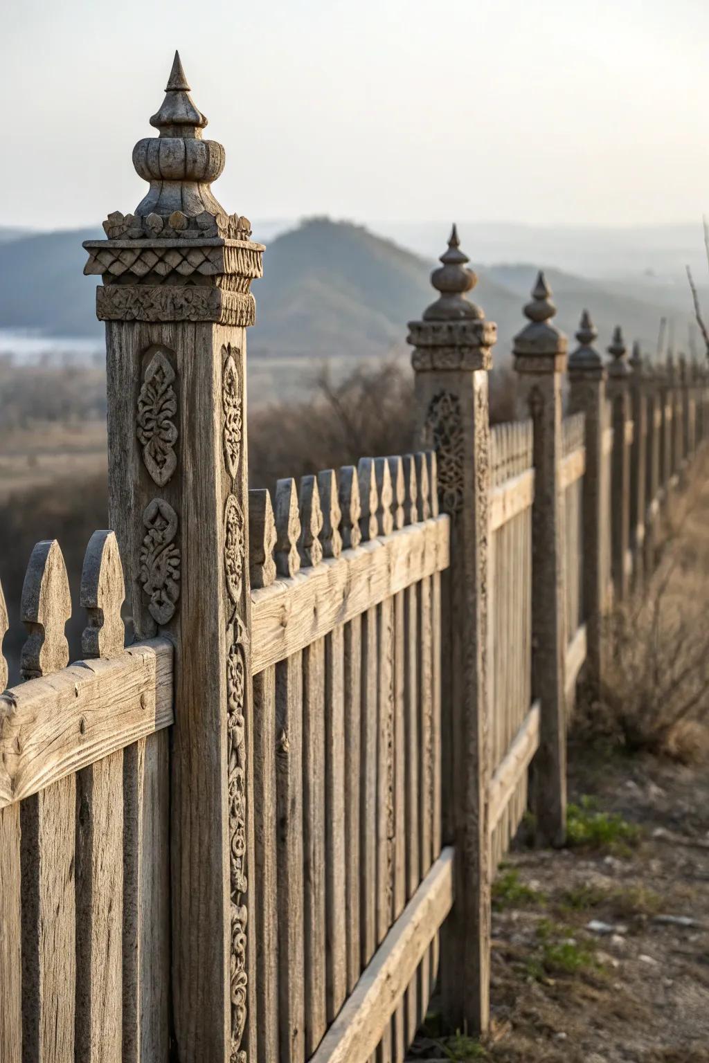 Vertical fences that elevate your space.