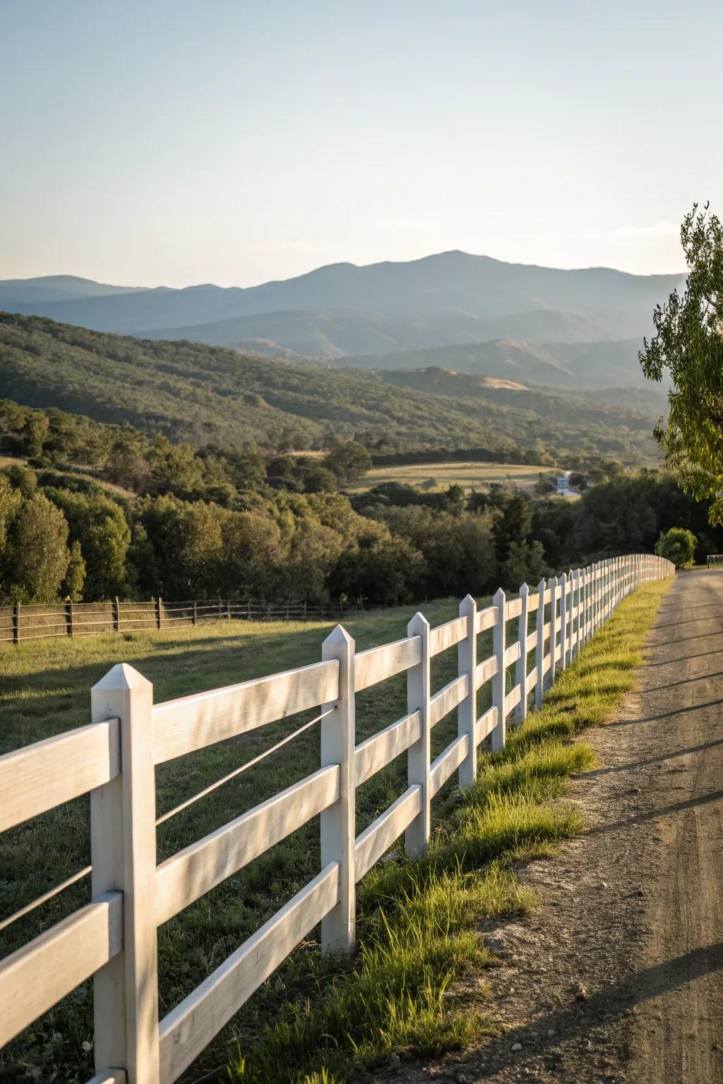 Minimalist fences that speak volumes.