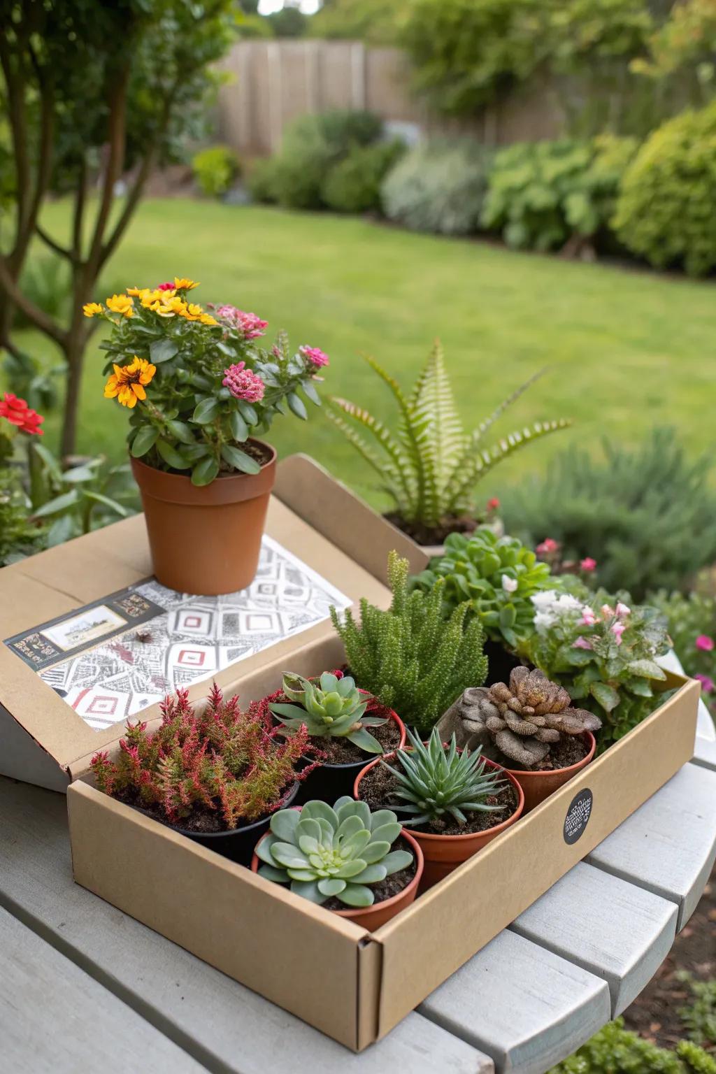Monthly surprises for garden enthusiasts.