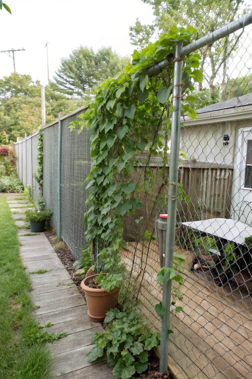 Versatile and practical chain link fencing.