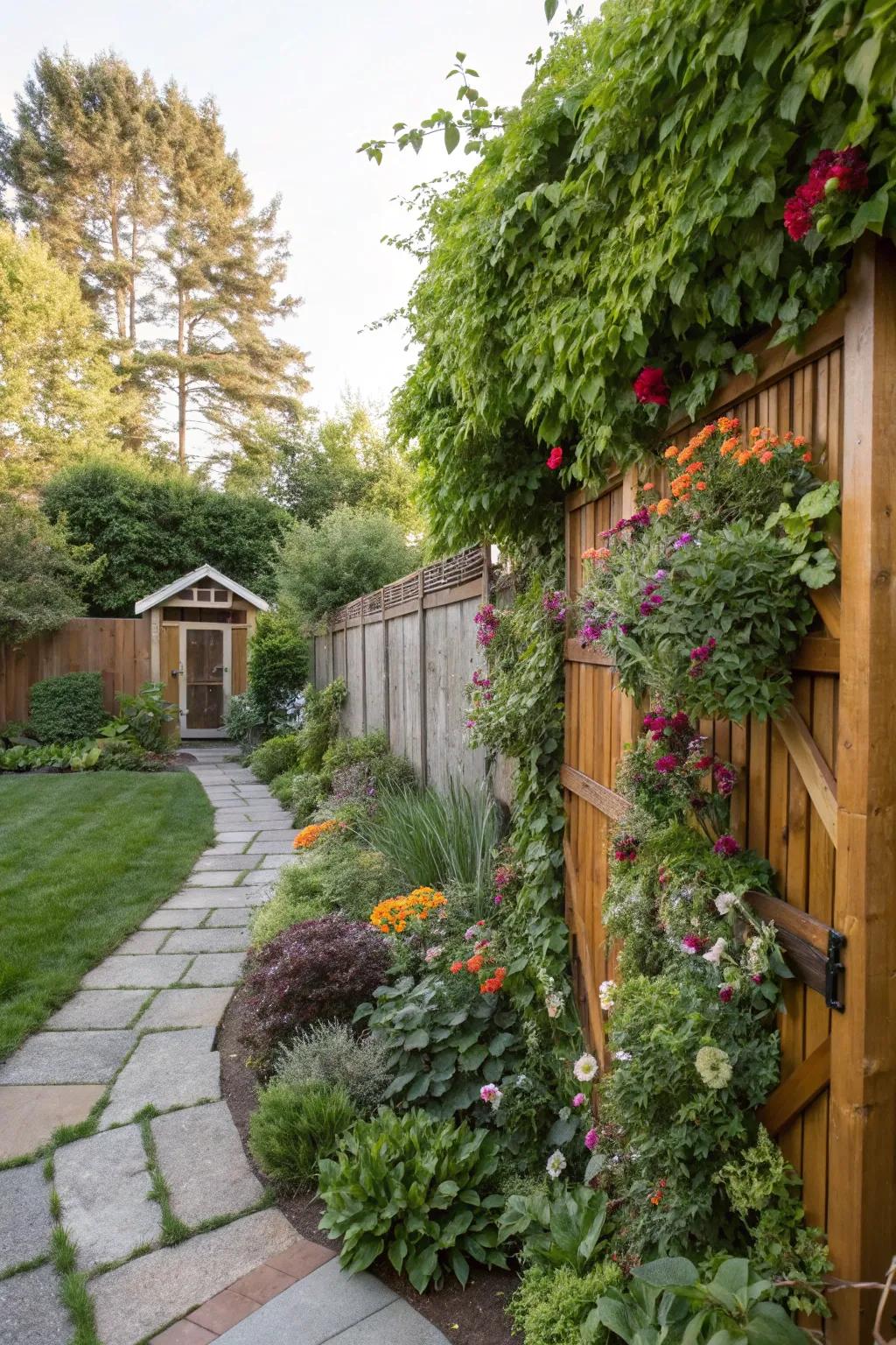 Living walls bring nature's beauty to your outdoor area.