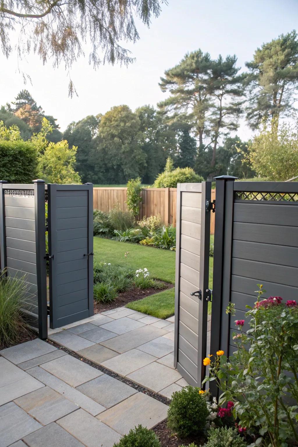 Hinged panels offer easy access and adaptability.