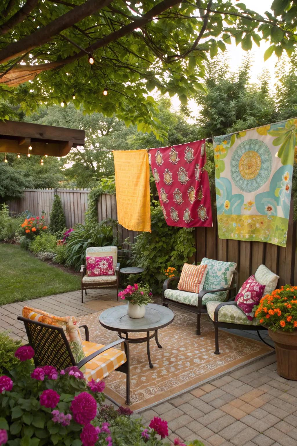 Customizable canvas covers for versatile style.