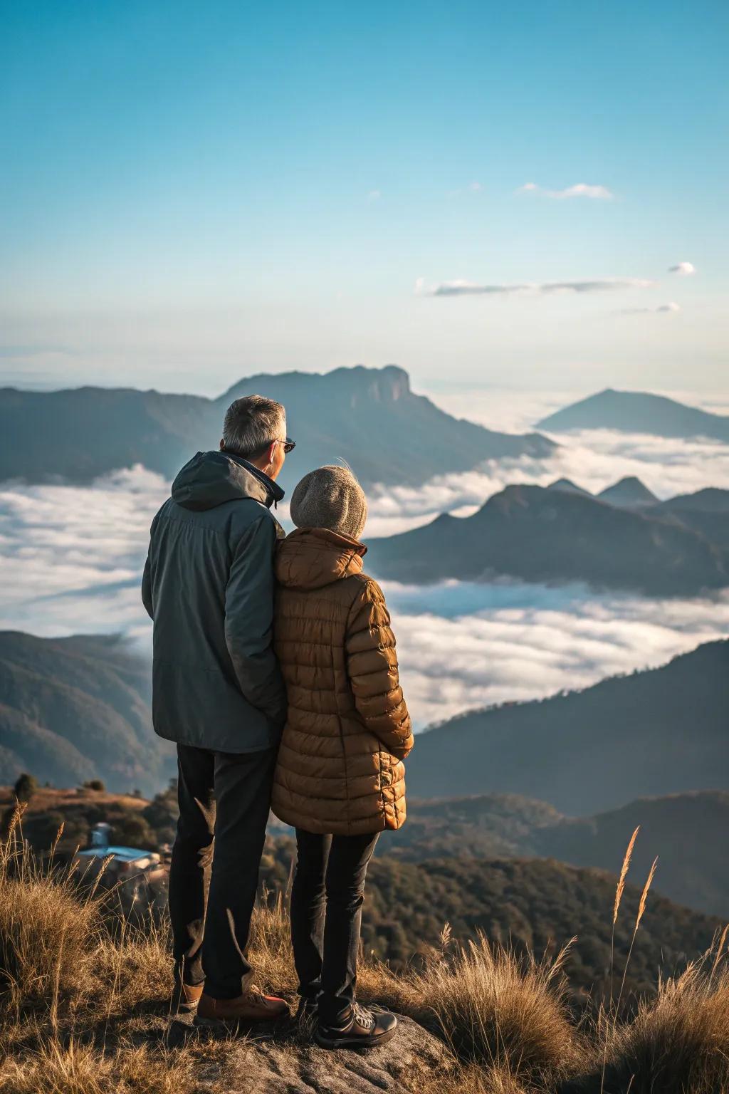 Elevate your wedding photos with stunning mountain vistas.