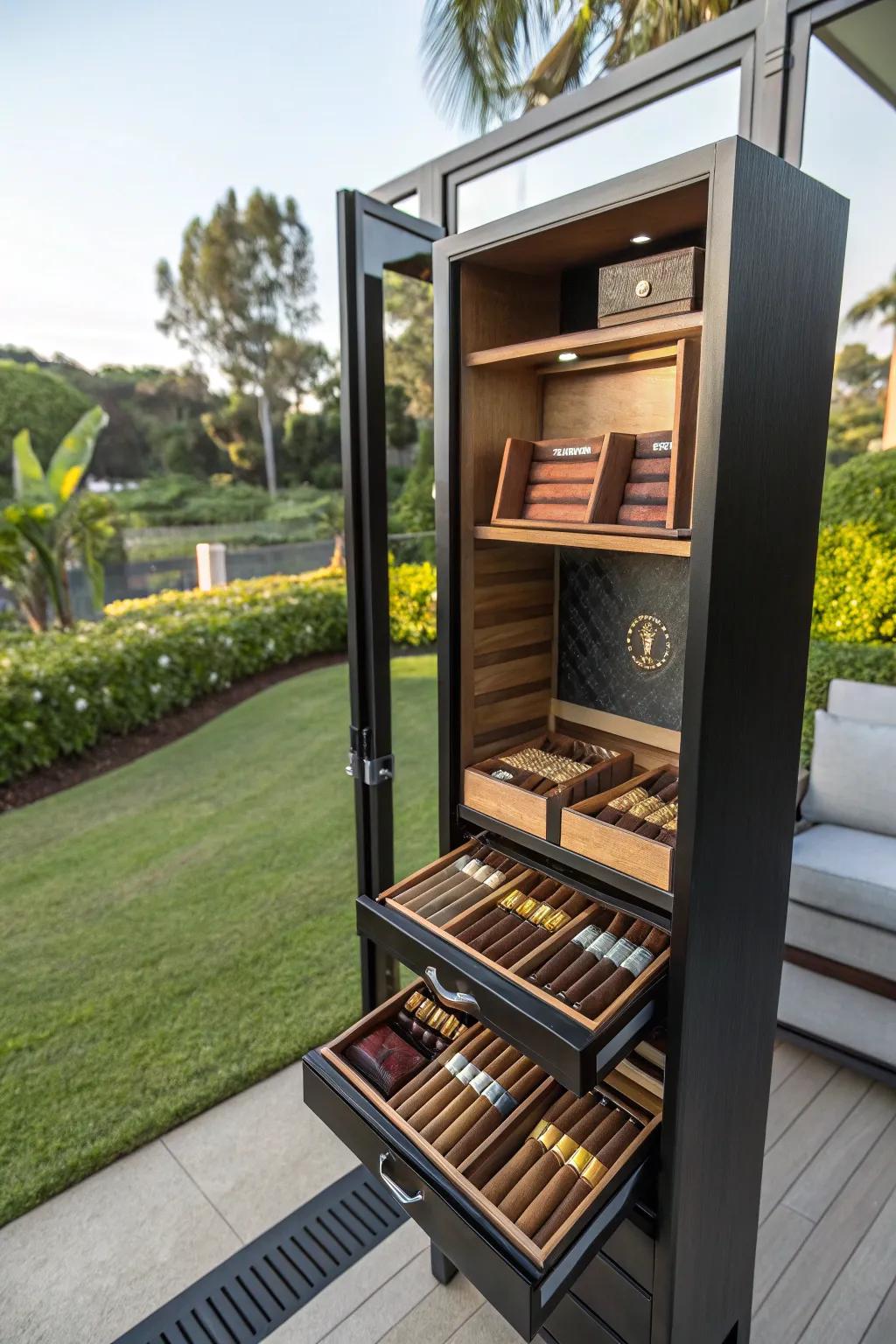 Display your collection with pride.