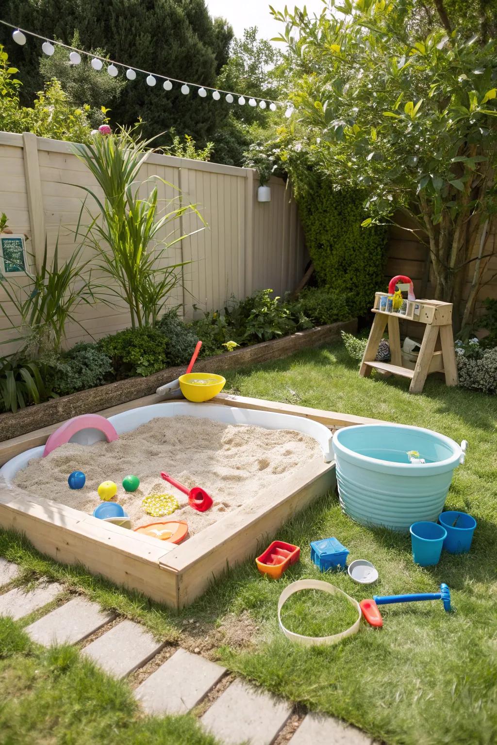 Backyard beaches bring the seaside fun to your garden.