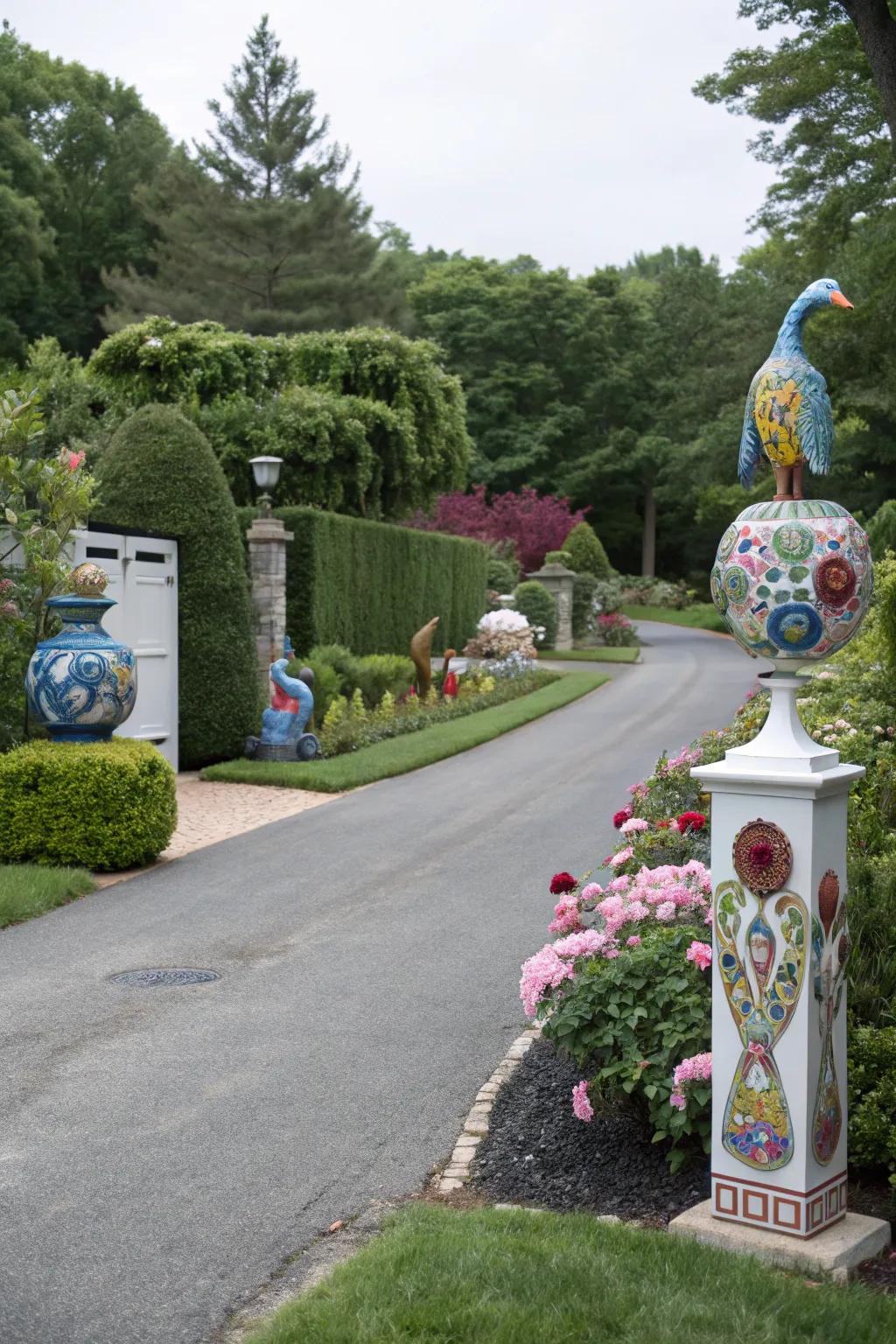 Add character with artistic touches.