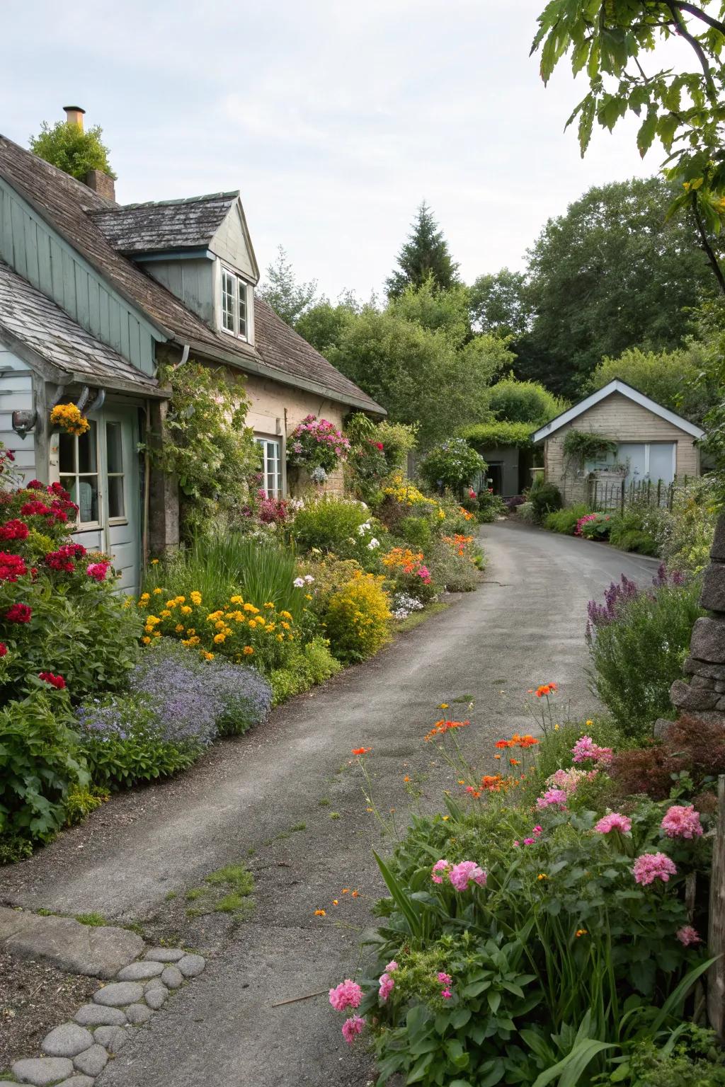 Add whimsy with a cottage garden style.