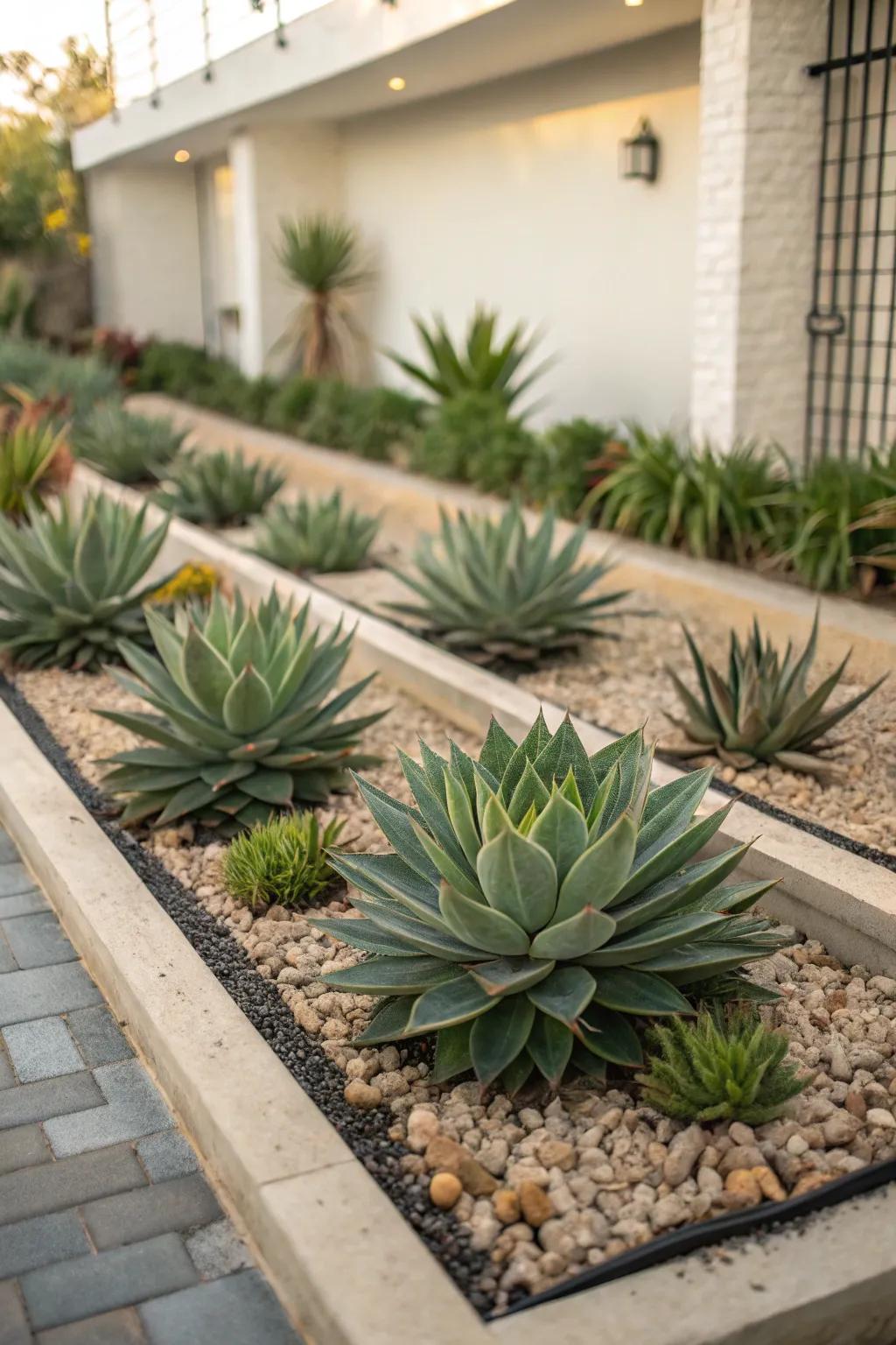 Make a big impact in small spaces with compact agave.