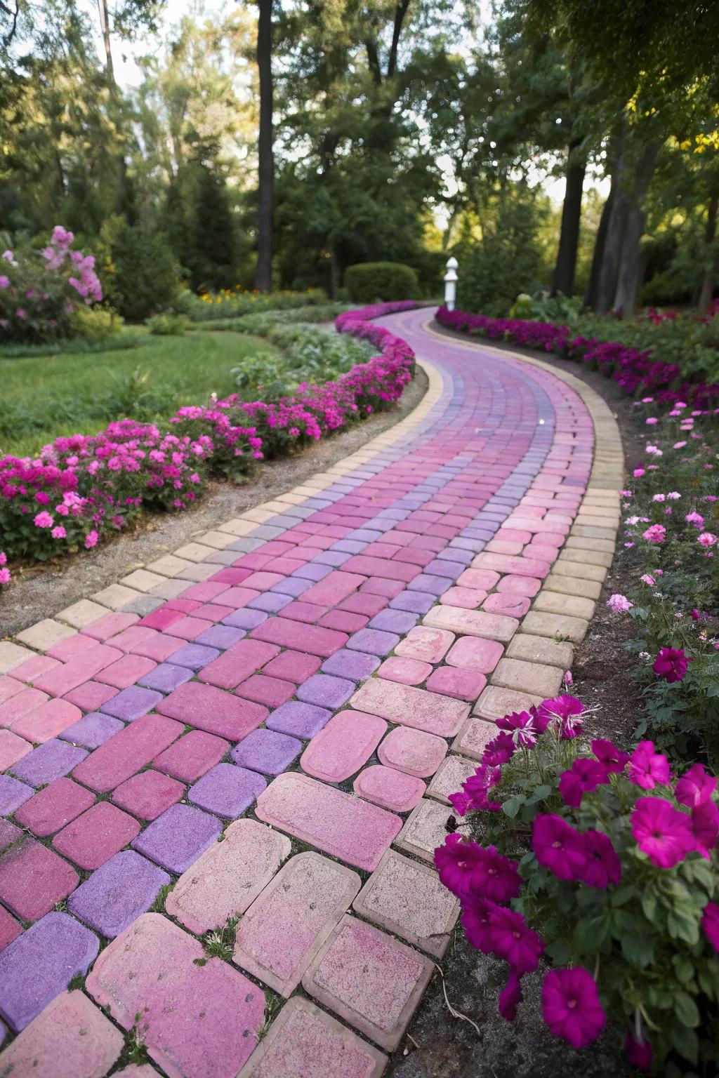 Ombre designs offer a gentle and eye-catching transition of colors.