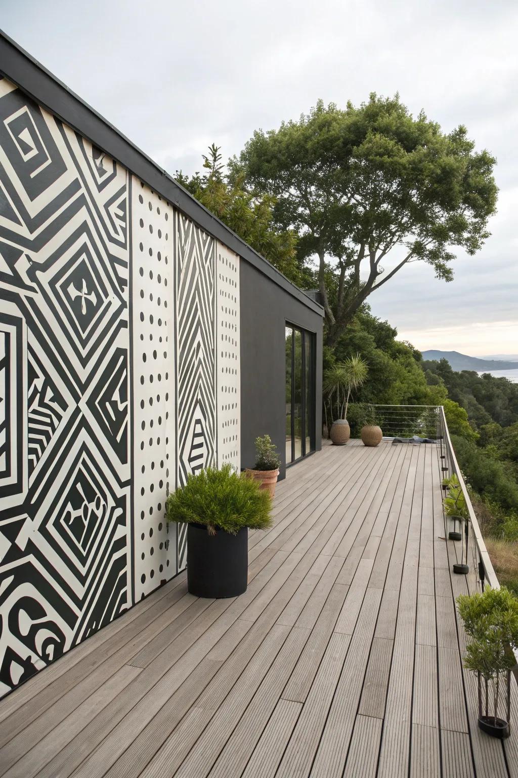 Make a bold impression with a statement wall.