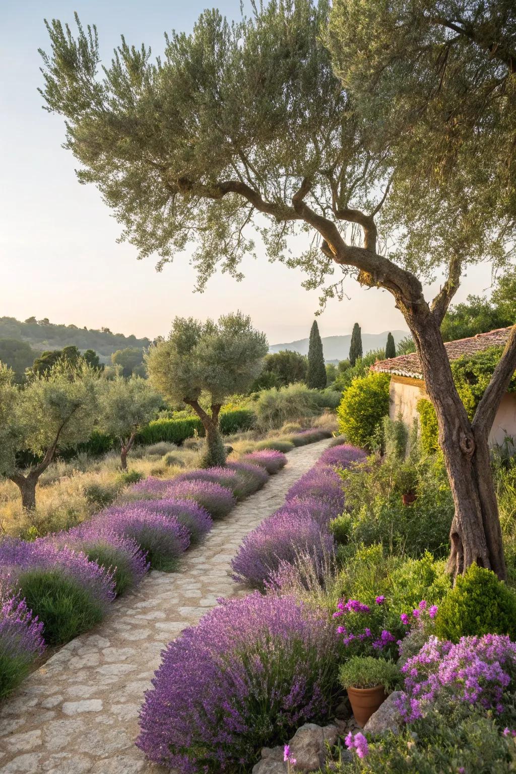 A Mediterranean-inspired garden offering a sun-soaked escape.