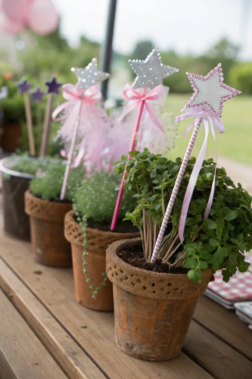 Charming keepsake favors reminding guests of the magical day.