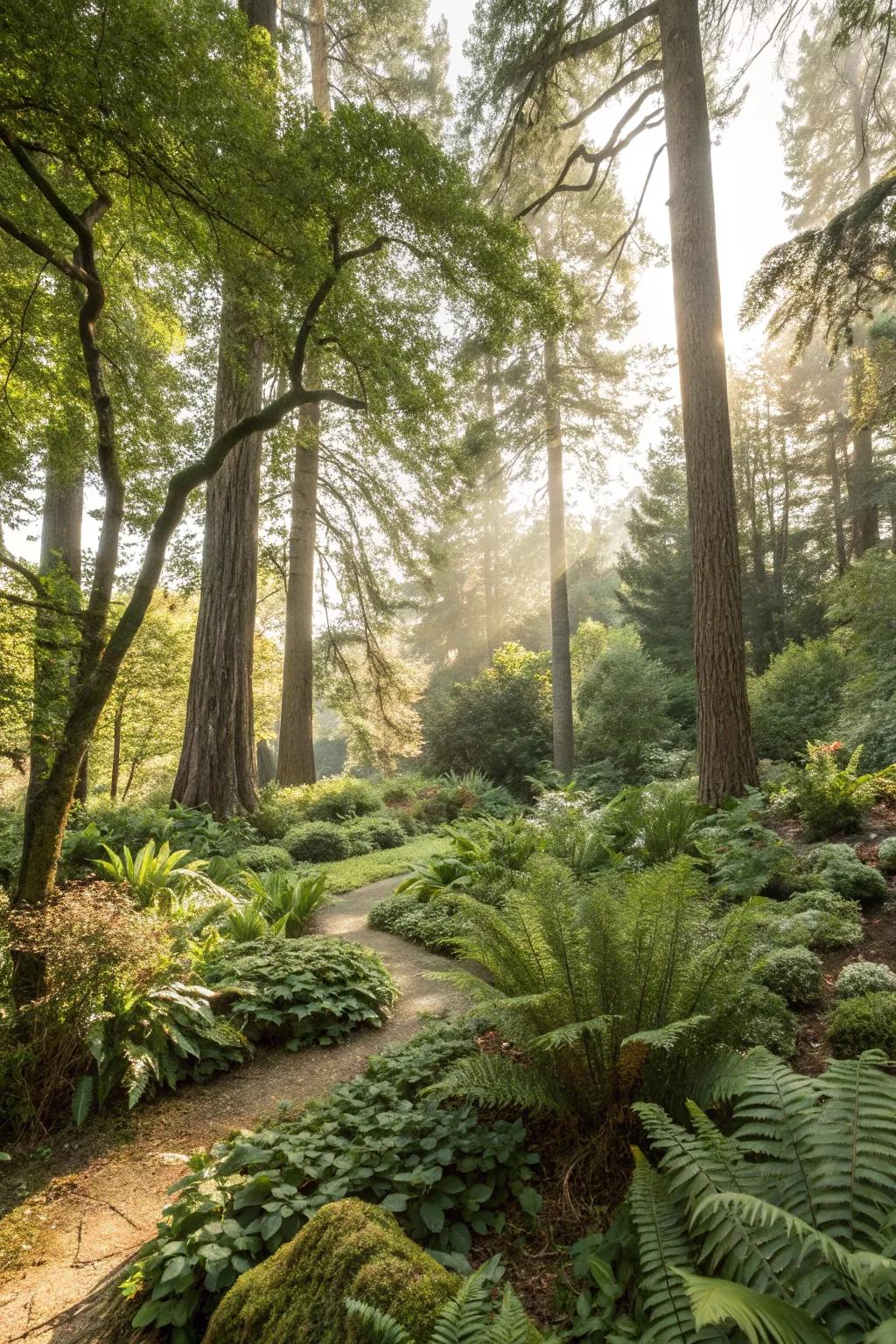A tranquil woodland area for a natural retreat.