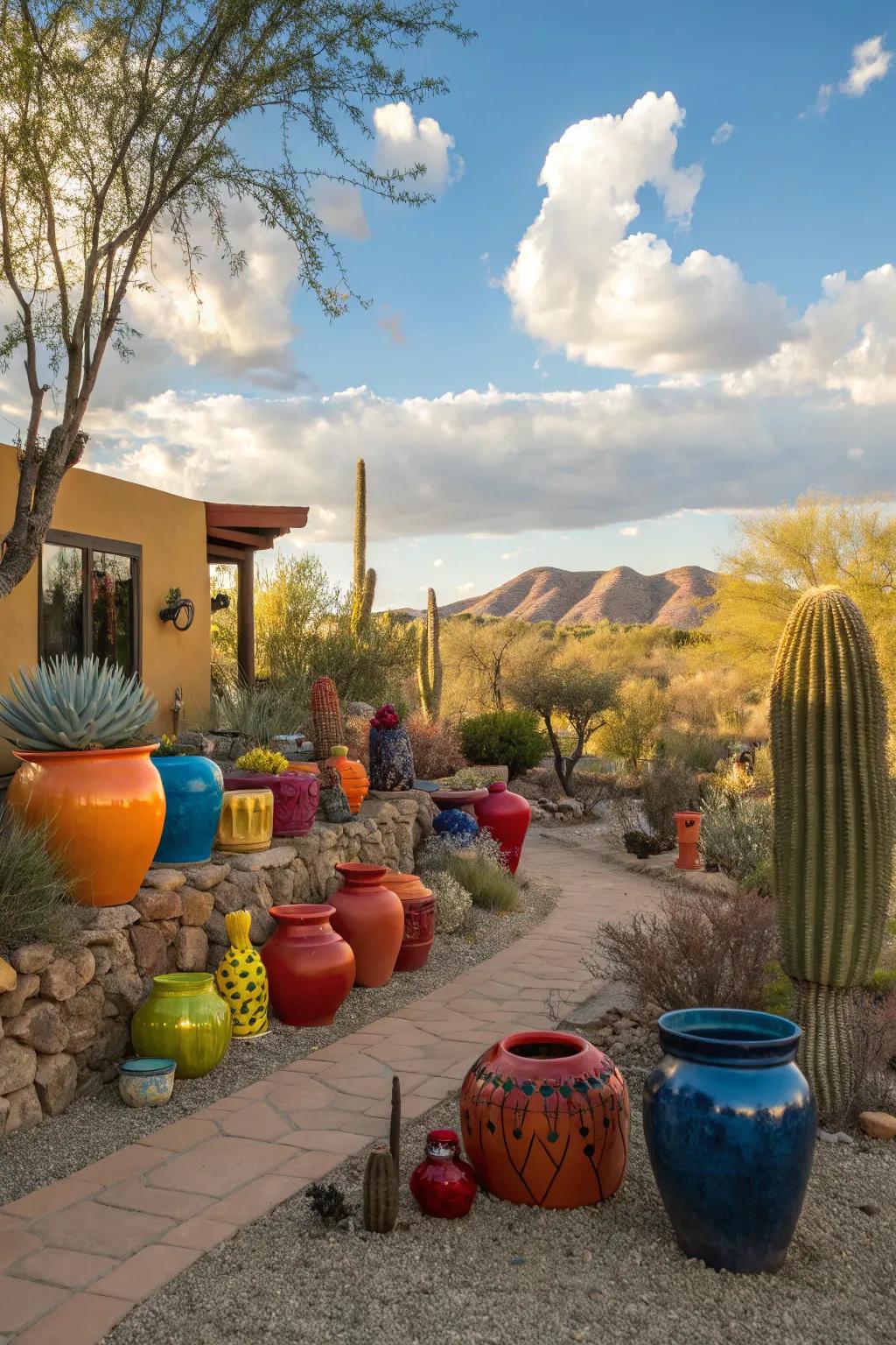 Accent pieces inject personality and flair into your landscape.