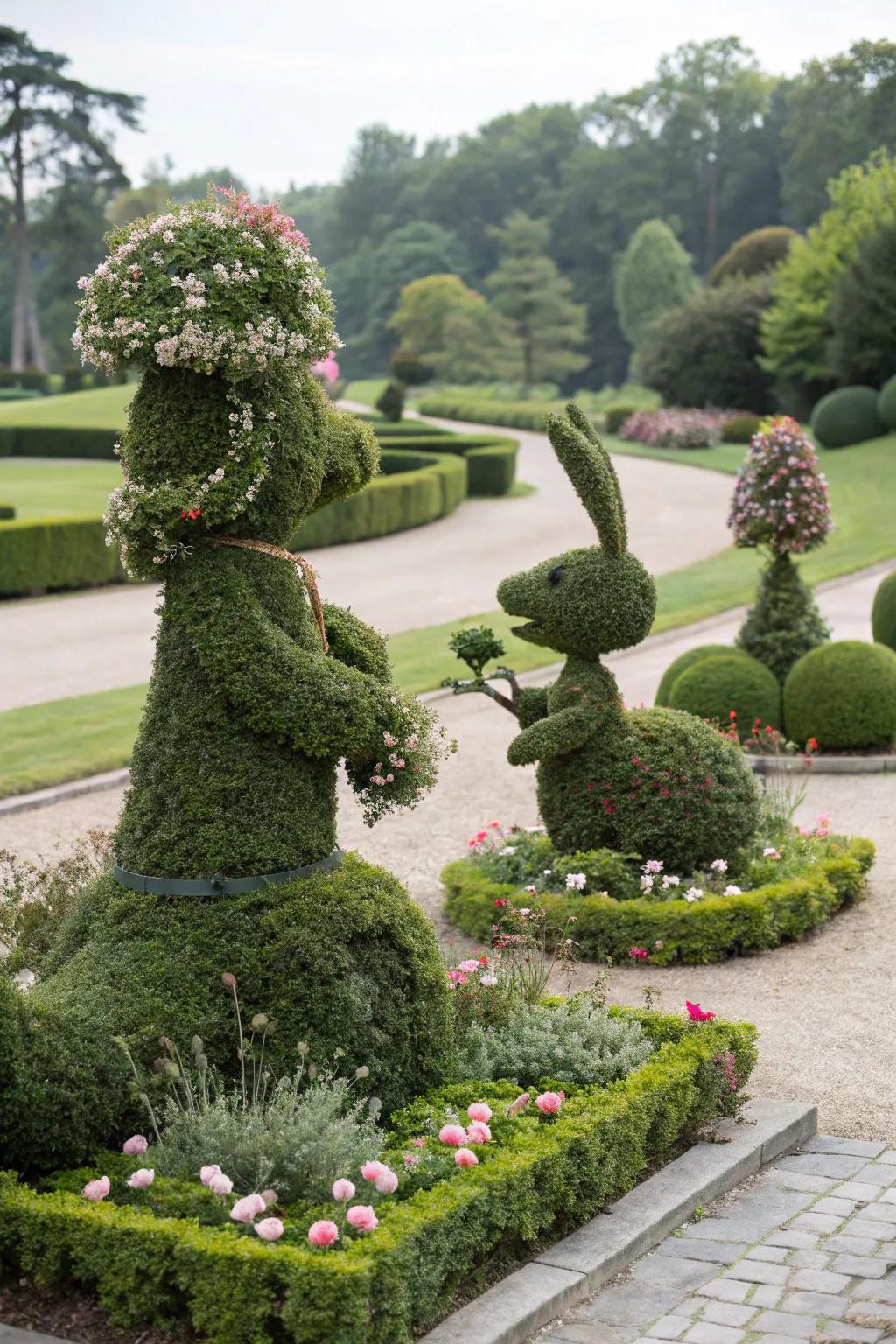 Unleash your creativity with topiary designs using Japanese boxwood.