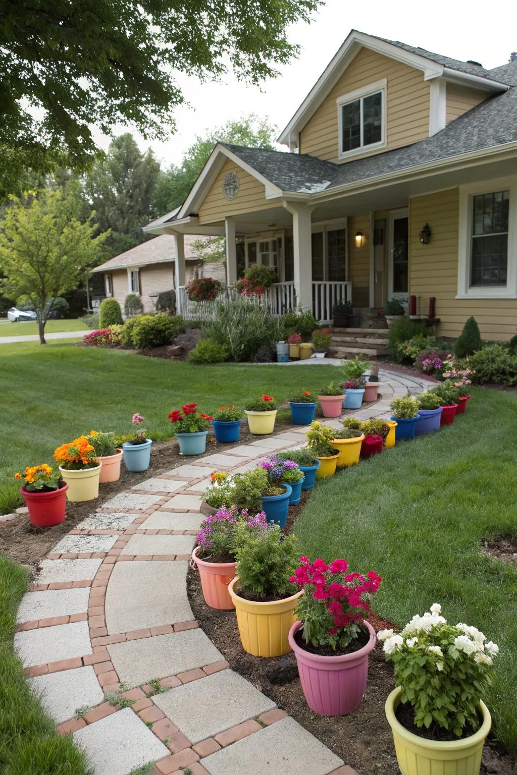 Seasonal displays keep the garden fresh and varied.