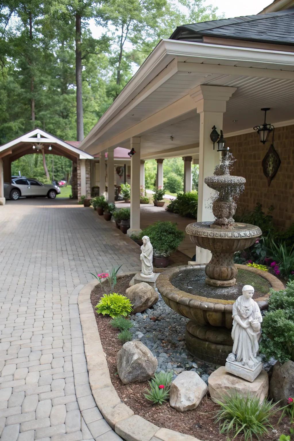 Ornaments add charm and character.