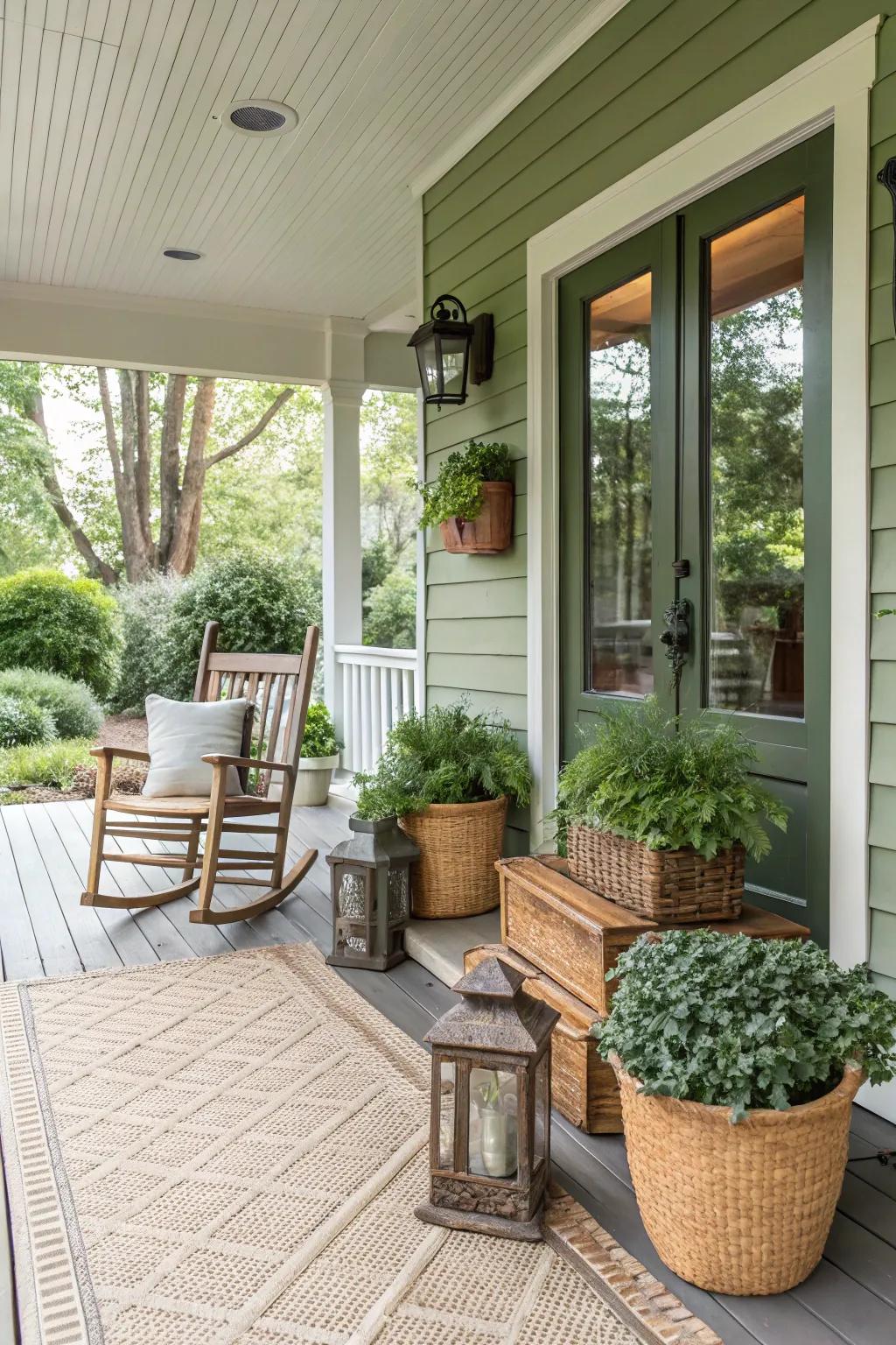 Olive green stain offers a unique and harmonious connection with nature.