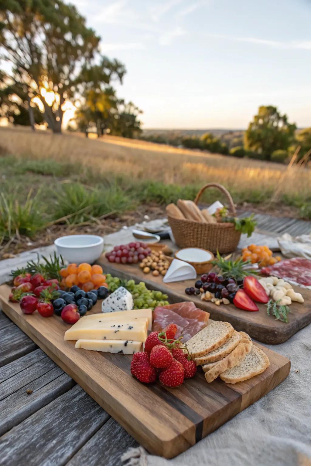 A delightful food display with a variety of tasty options.