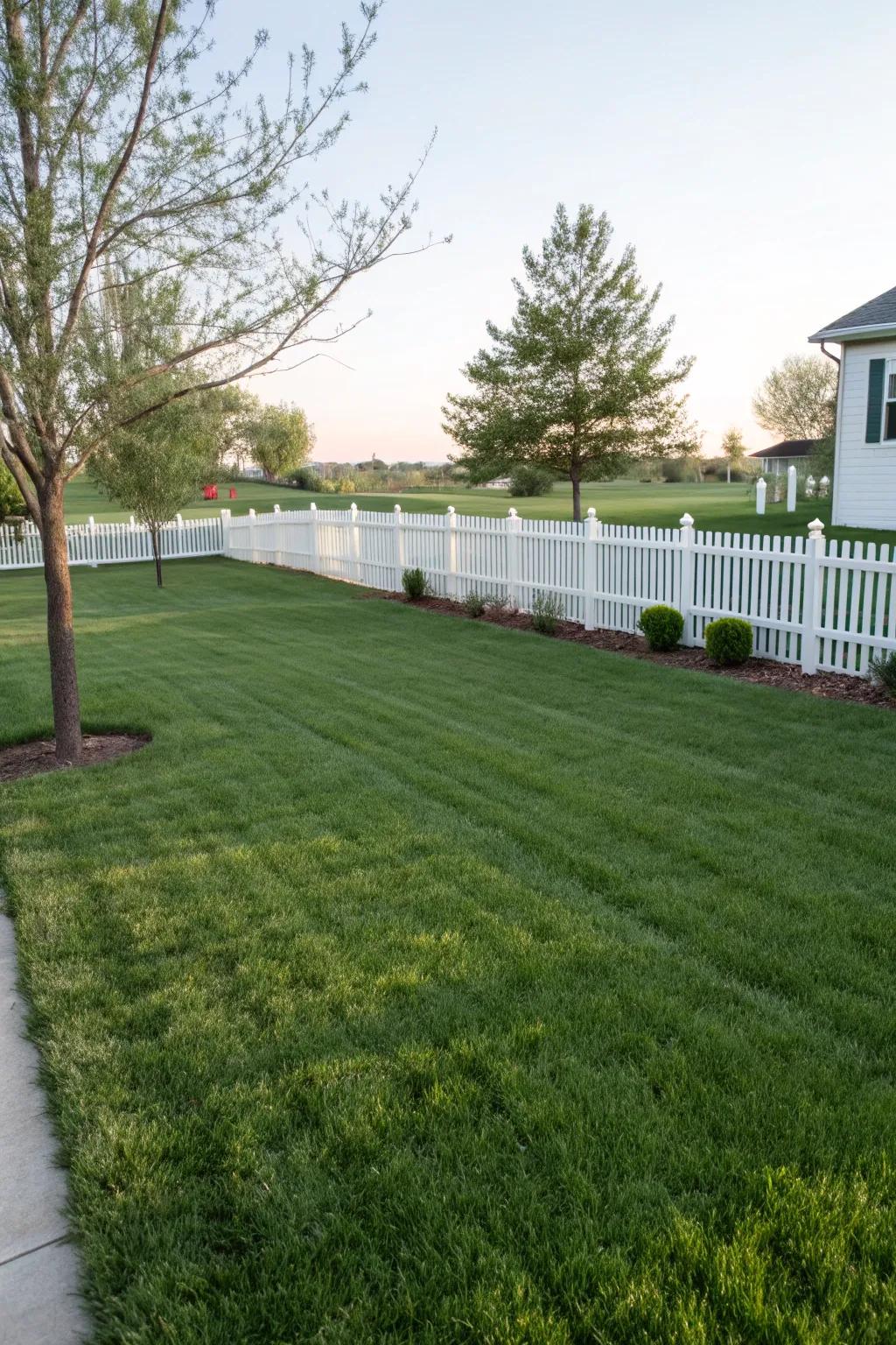 A lush, drought-tolerant lawn that thrives with minimal water.