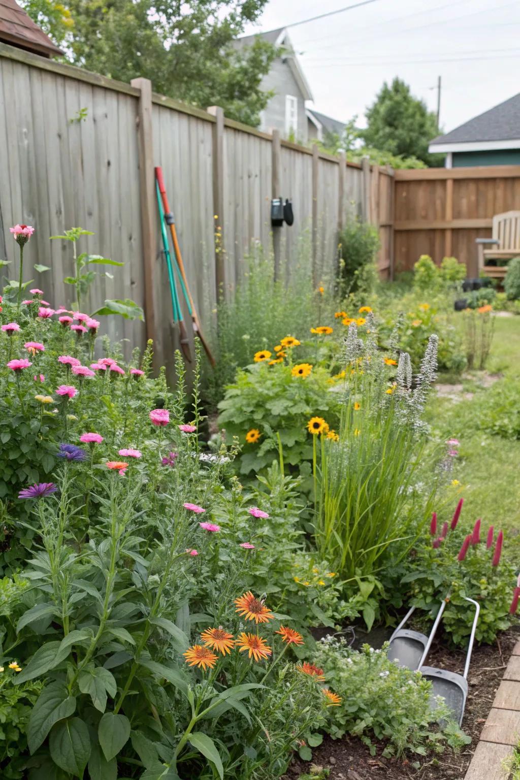 Native plants ensure a resilient and thriving garden.