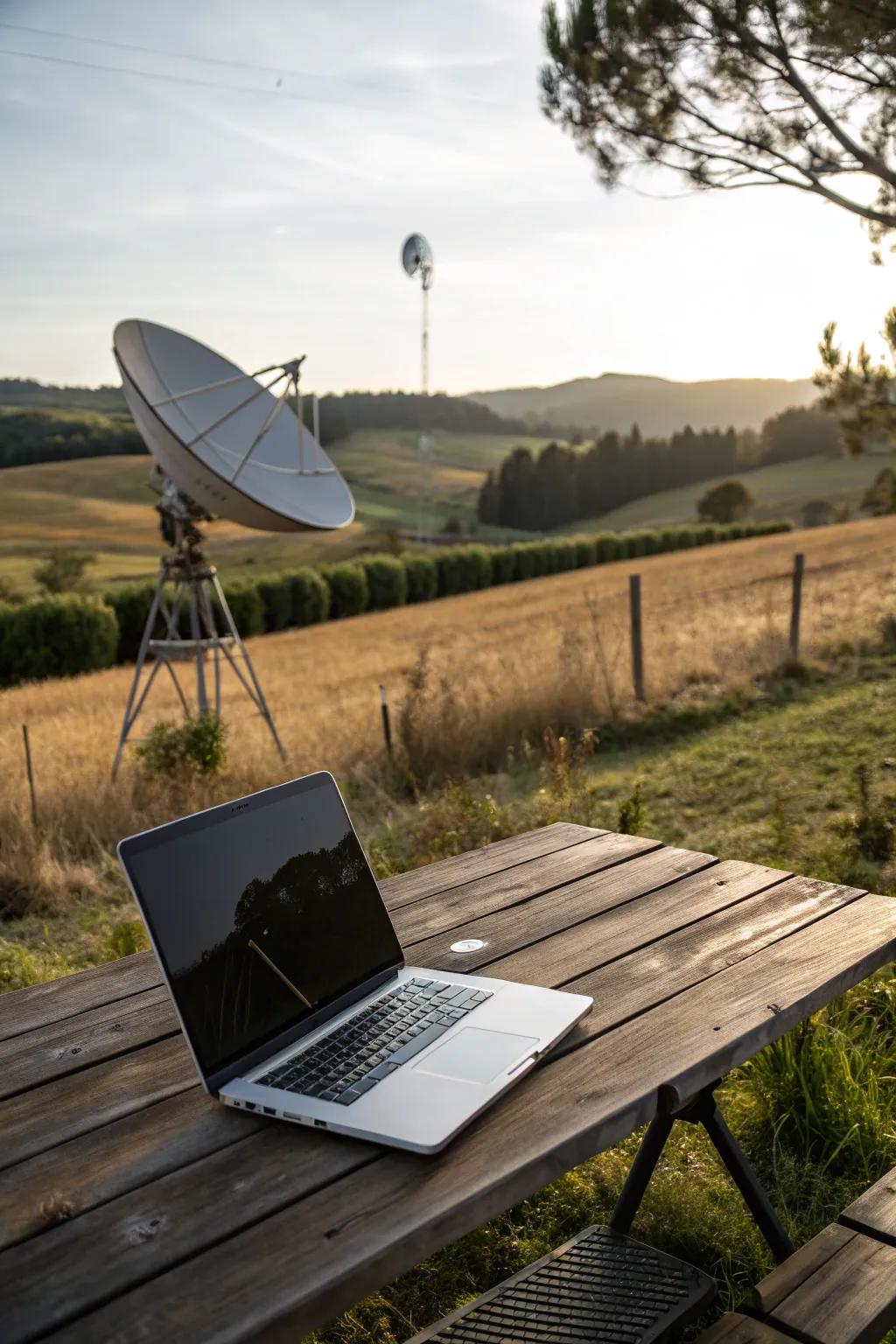 Off-grid internet solutions connecting you to the world.