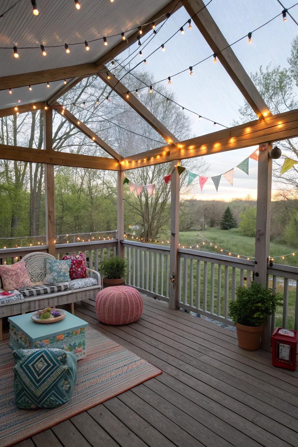 A whimsical wonderland filled with playful charm.