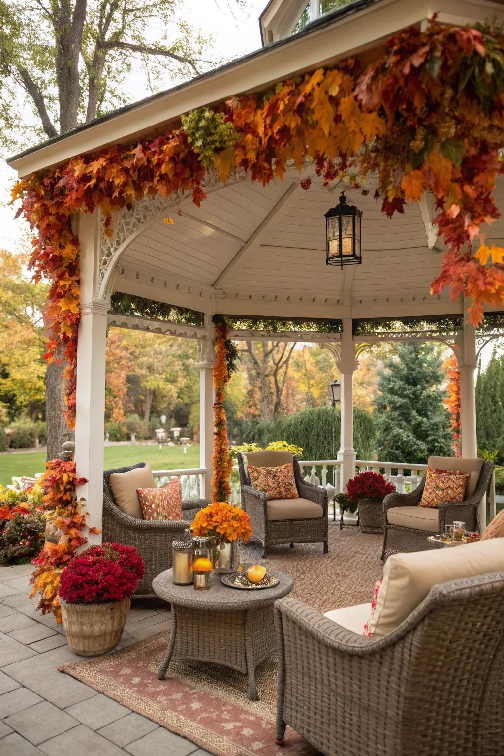 A pavilion that evolves with the seasons for year-round enjoyment.